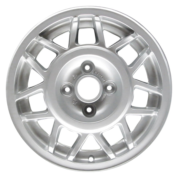 1987 volkswagen scirocco wheel 14 silver aluminum 4 lug w69637s 34