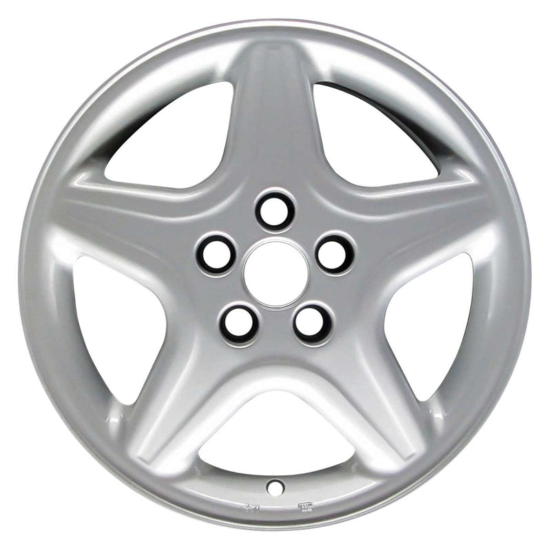 1996 volkswagen golf wheel 15 silver aluminum 5 lug w69716s 1