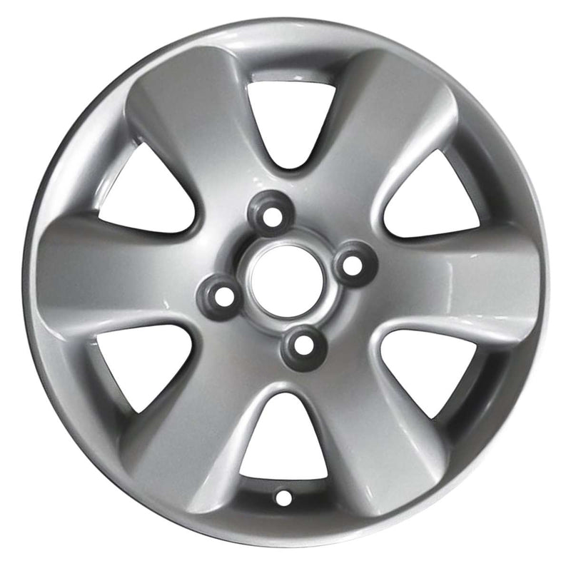 2001 volkswagen cabrio wheel 14 silver aluminum 4 lug w69755s 4