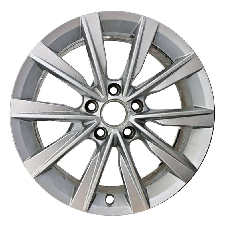 2018 volkswagen beetle wheel 17 silver aluminum 5 lug rw69975s 2