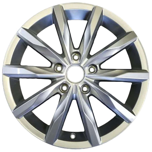 2016 volkswagen touareg wheel 18 silver aluminum 5 lug w70022s 2