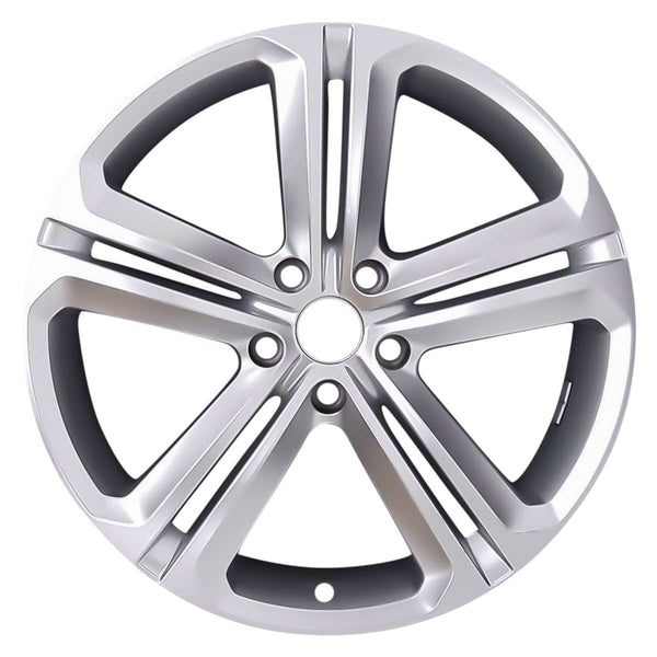 2015 volkswagen touareg wheel 21 silver aluminum 5 lug w70024h 2