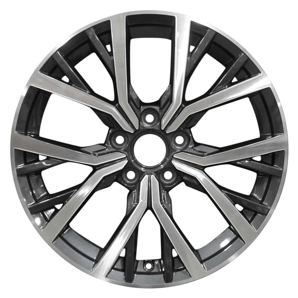 2021 volkswagen tiguan wheel 17 machined charcoal aluminum 5 lug w70037mc 4