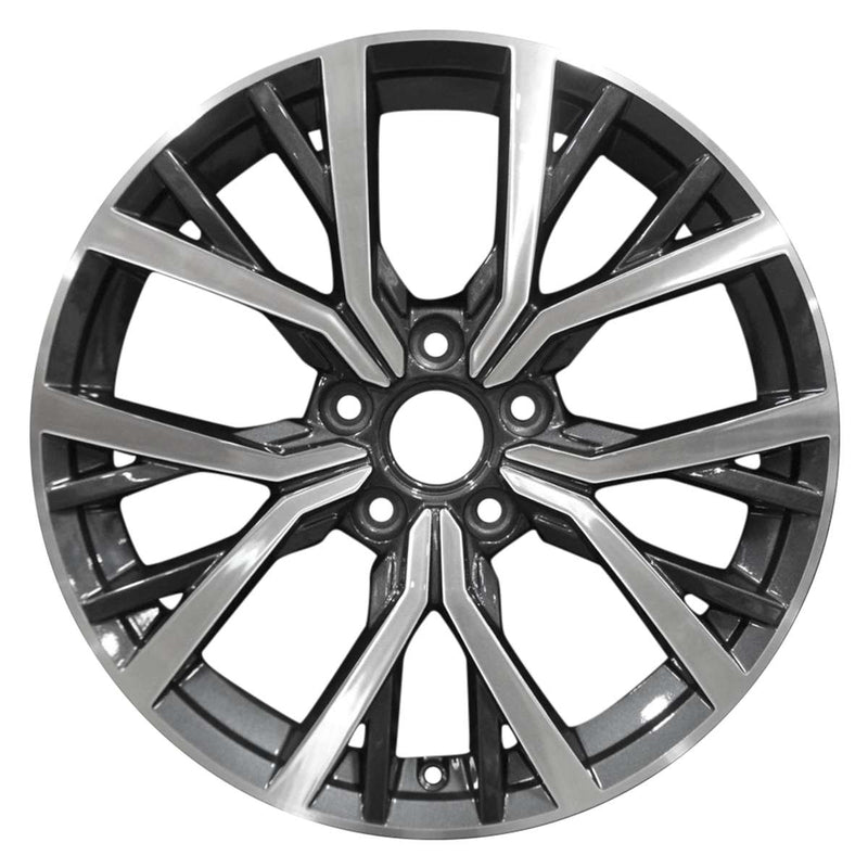 2018 volkswagen tiguan wheel 17 machined charcoal aluminum 5 lug w70037mc 1