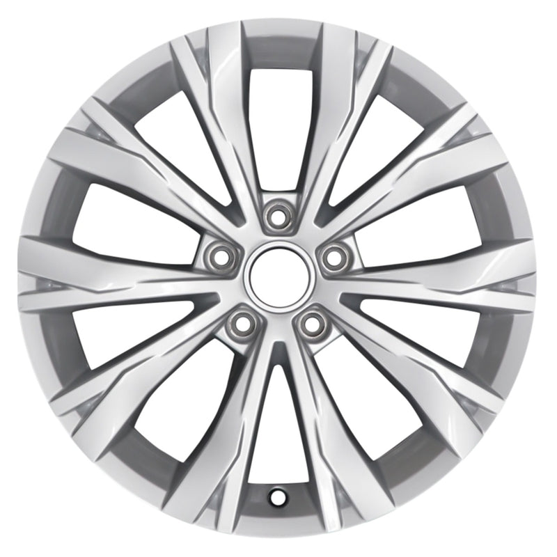 2019 volkswagen tiguan wheel 17 silver aluminum 5 lug w70038s 2