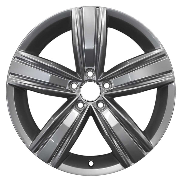 2019 volkswagen tiguan wheel 19 silver aluminum 5 lug w70040s 2