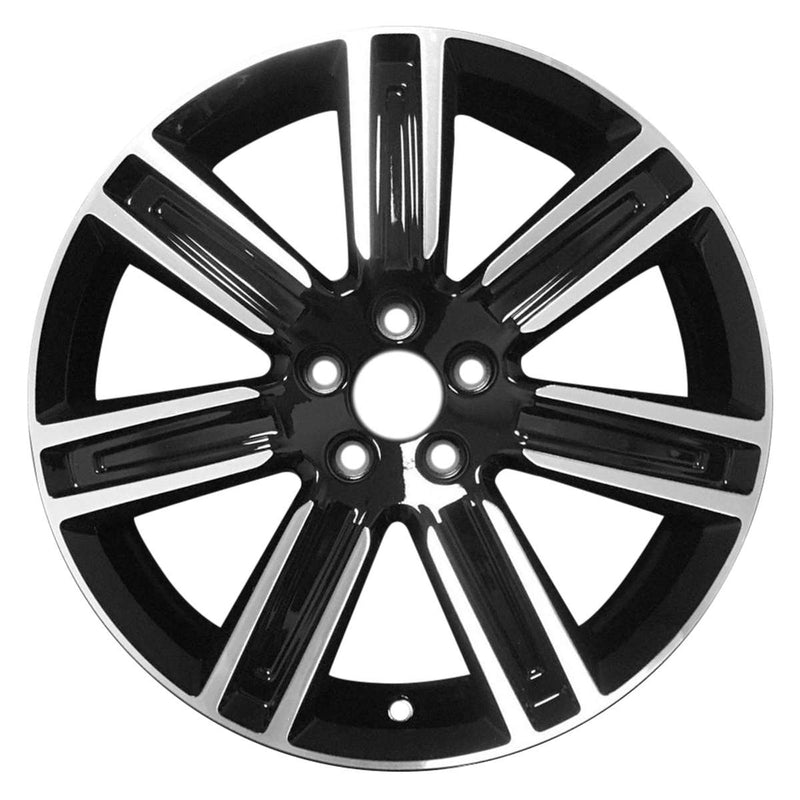 2016 volvo xc60 wheel 18 machined gloss black aluminum 5 lug w70416mb 1