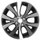 2016 hyundai accent wheel 16 machined charcoal aluminum 4 lug w70867mc 2