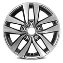 2018 hyundai elantra wheel 16 machined charcoal aluminum 5 lug w70925mc 1