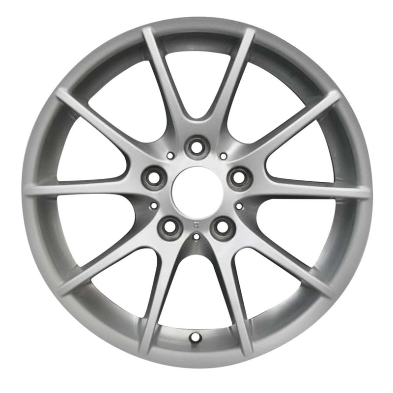 2013 bmw 128i wheel 17 silver aluminum 5 lug w71249s 6