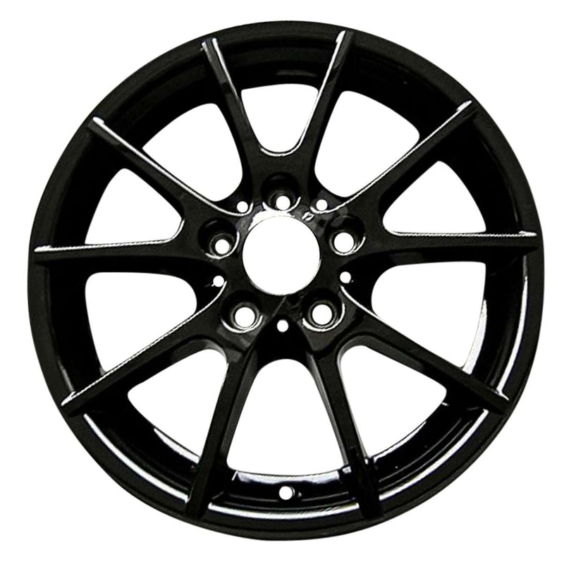 2012 bmw 128i wheel 17 black aluminum 5 lug w71250b 5