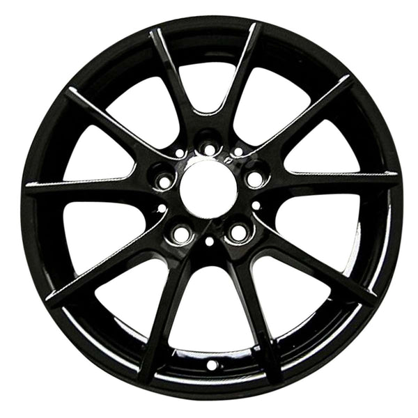 2009 bmw 128i wheel 17 black aluminum 5 lug w71250b 2