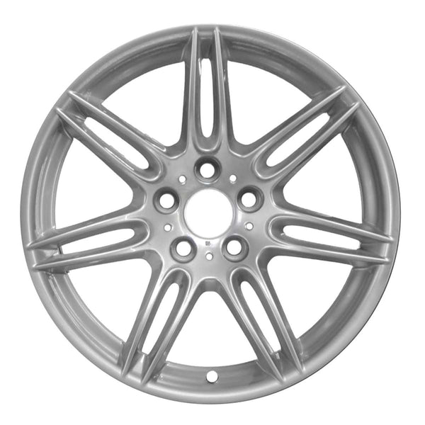 2010 bmw 650i wheel 19 silver aluminum 5 lug w71304s 5