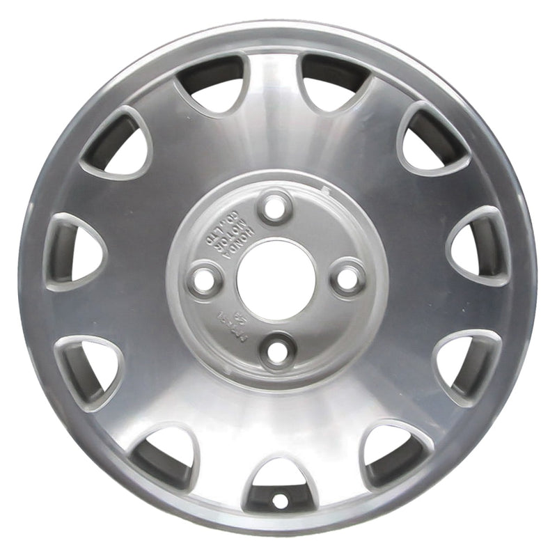 1993 acura vigor wheel 15 machined silver aluminum 4 lug w71655ms 2