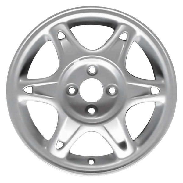 1996 acura integra wheel 15 silver aluminum 4 lug w71664s 1