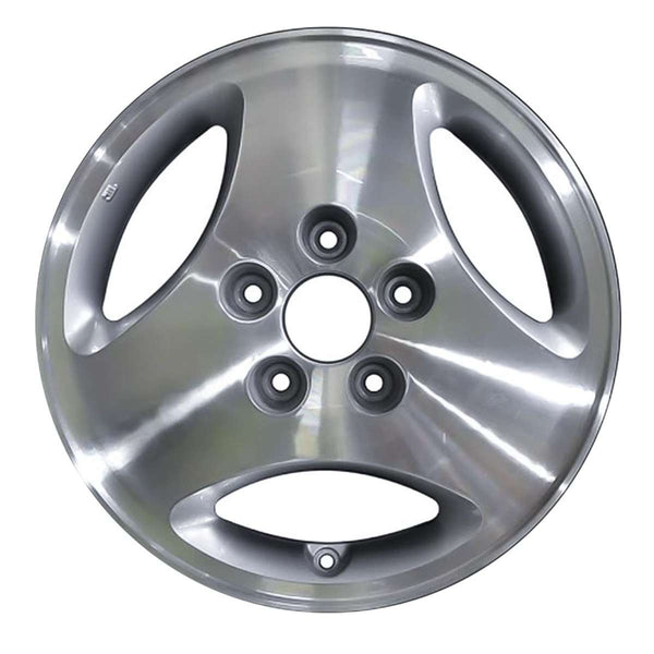 1997 acura tl wheel 15 machined silver aluminum 5 lug w71694ms 2