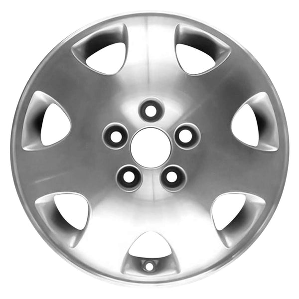 1998 acura rl wheel 16 machined silver aluminum 5 lug w71696ms 3