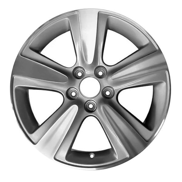 2012 acura mdx wheel 18 machined charcoal aluminum 5 lug w71793mc 3