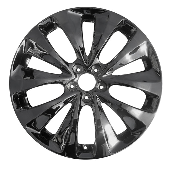 2014 acura mdx wheel 19 dark pvd chrome aluminum 5 lug w71820dpvd 1