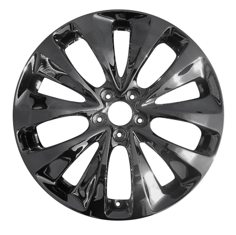 2016 acura mdx wheel 19 dark pvd chrome aluminum 5 lug w71820dpvd 3