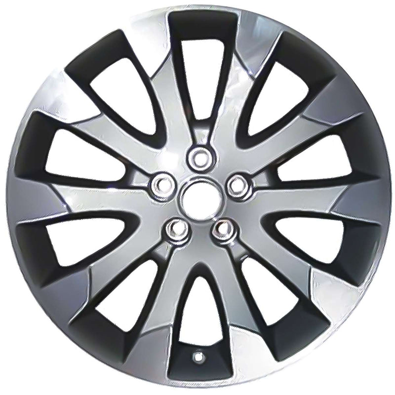 2013 land rover wheel 19 machined charcoal aluminum 5 lug w72240mc 2