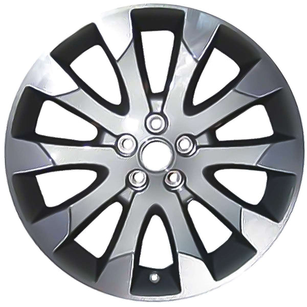 2014 land rover wheel 19 machined charcoal aluminum 5 lug w72240mc 3