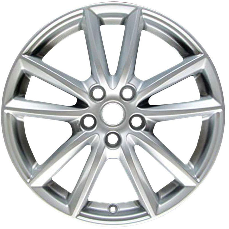 2013 land rover wheel 19 silver aluminum 5 lug w72251s 1