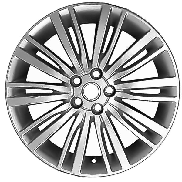 2019 land rover wheel 20 silver aluminum 5 lug w72289s 3