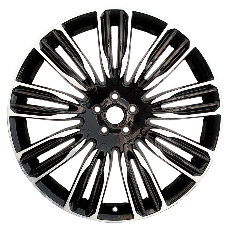 2020 land rover wheel 22 gloss black aluminum 5 lug w72328mb 3