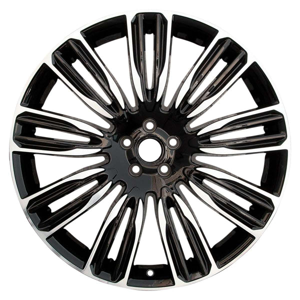 2019 land rover wheel 22 gloss black aluminum 5 lug w72328mb 2