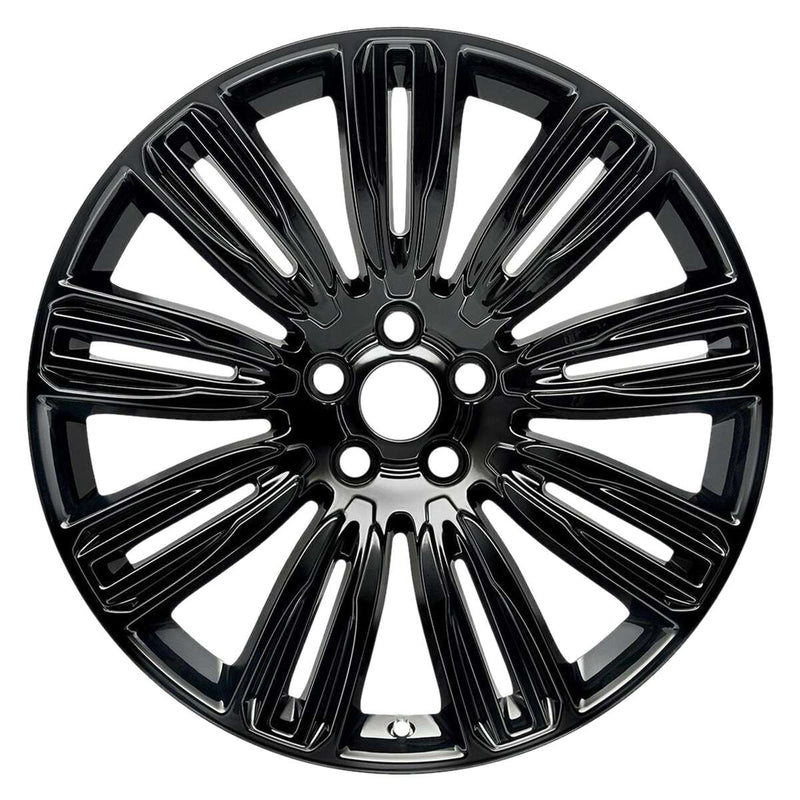 2019 land rover wheel 22 black aluminum 5 lug w72328b 2