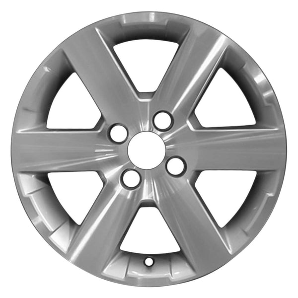 2005 suzuki aerio wheel 15 machined silver aluminum 4 lug w72639ms 1