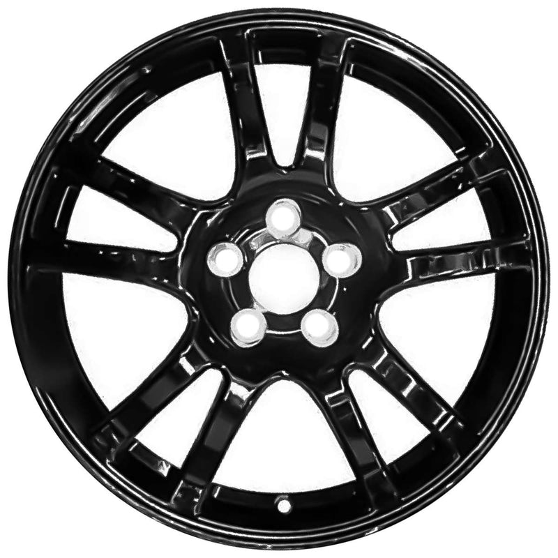 2010 infiniti g37 wheel 18 black aluminum 5 lug w73701b 3