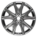 2011 infiniti g25 wheel 18 black hyper aluminum 5 lug w73717blh 1