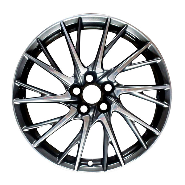 2016 Lexus RC Wheel 19" Polished Charcoal Aluminum 5 Lug W98960PC-2