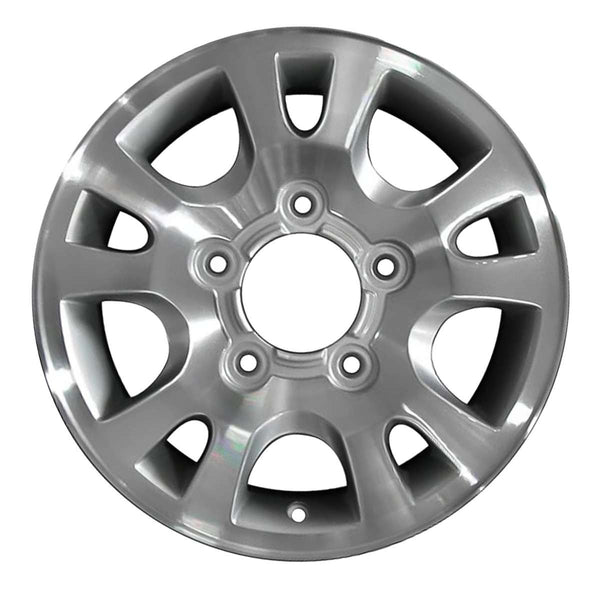 2002 kia sportage wheel 15 machined silver aluminum 5 lug w74543ms 4