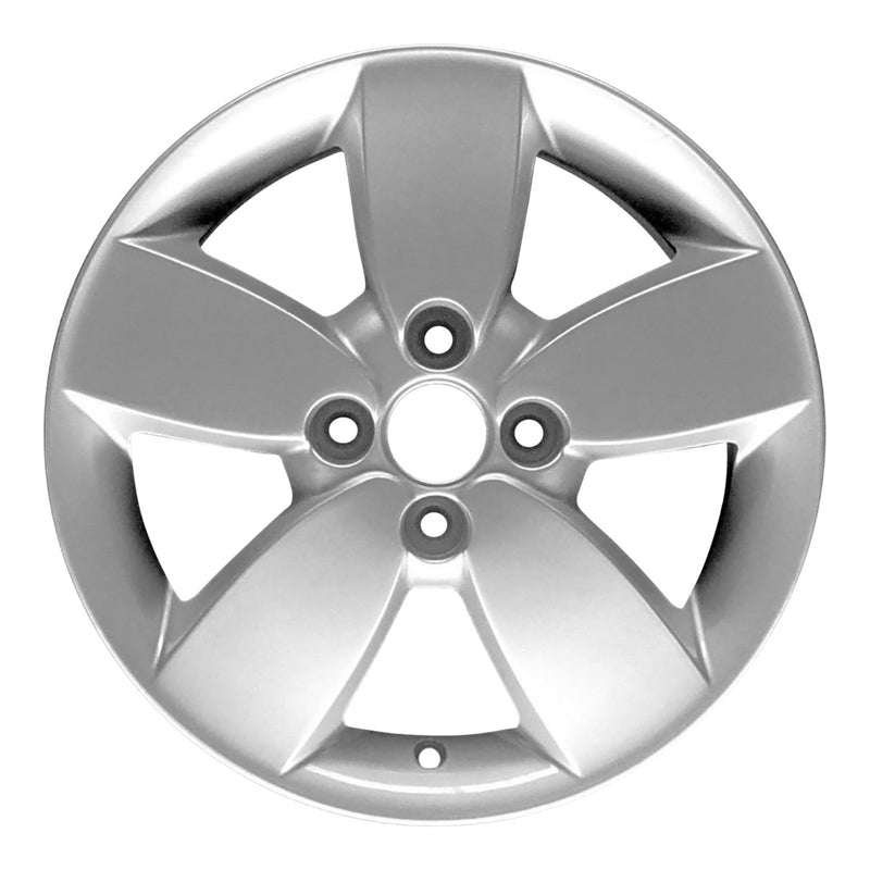 2010 kia rio wheel 15 silver aluminum 4 lug w74592as 4