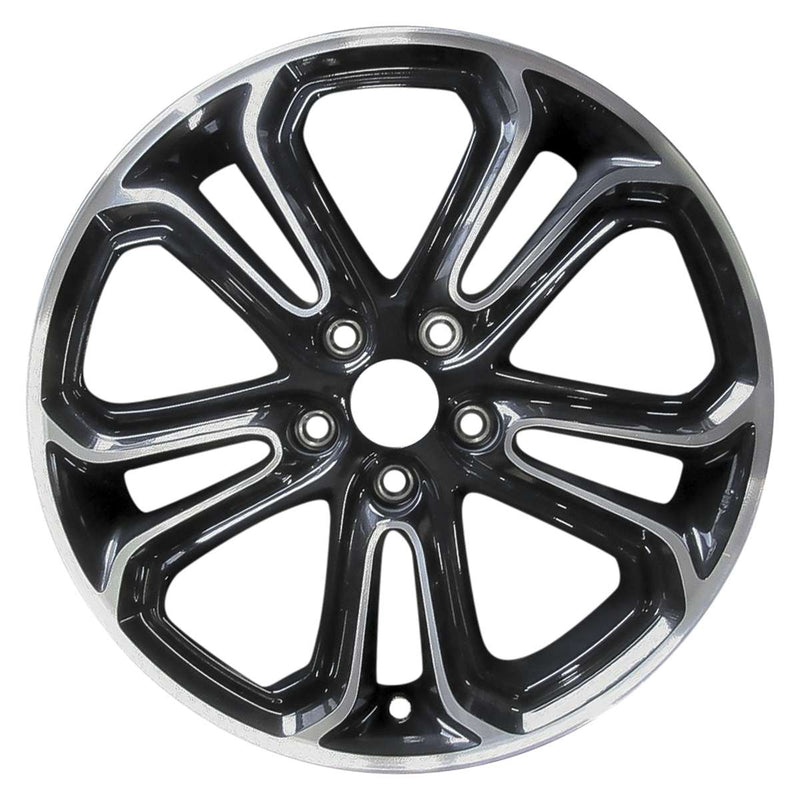 2012 kia soul wheel 18 machined gloss black aluminum 5 lug w74621mb 4