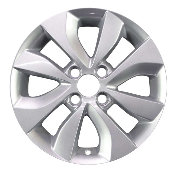 2016 kia rio wheel 15 silver aluminum 4 lug w74726s 1