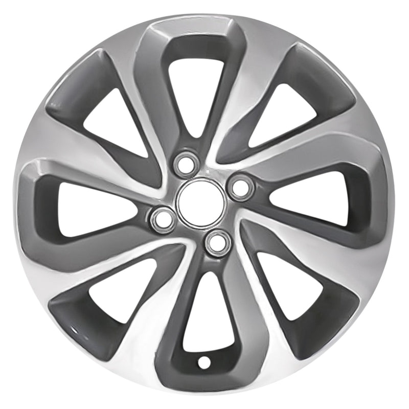 2017 kia rio wheel 16 silver aluminum 4 lug w74746s 1