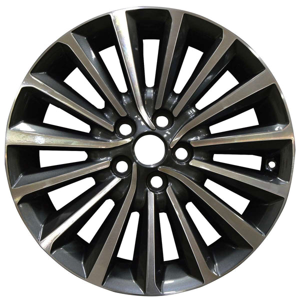 2019 kia cadenza wheel 18 machined charcoal aluminum 5 lug w74755mc 3