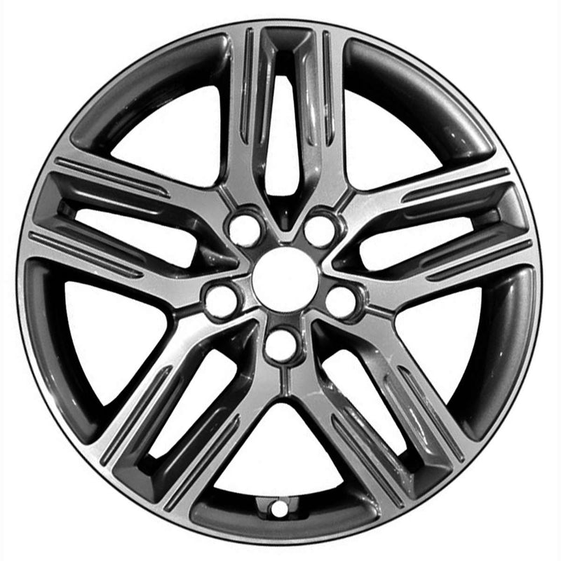 2020 kia forte wheel 17 machined dark charcoal aluminum 5 lug w74780mdc 2