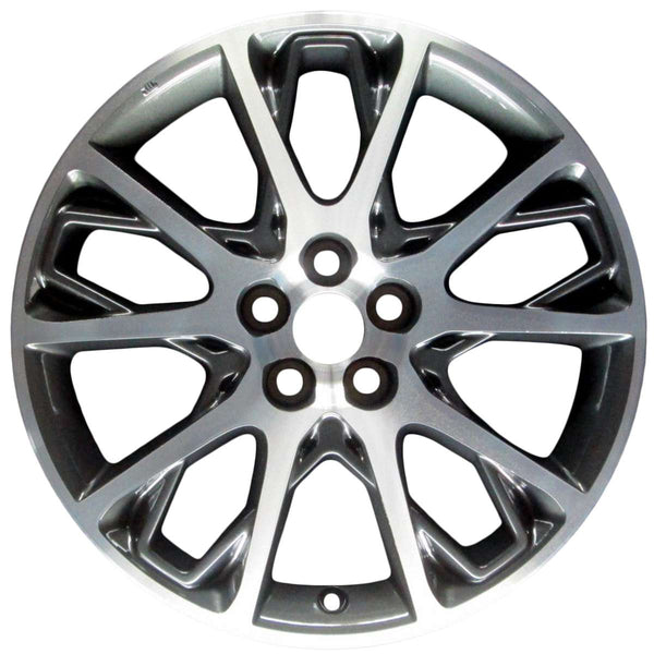 2016 toyota corolla wheel 17 machined charcoal aluminum 5 lug w75209mc 1