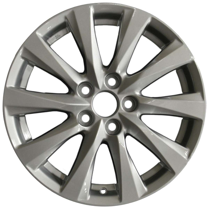 2019 toyota camry wheel 17 silver aluminum 5 lug w75220s 2