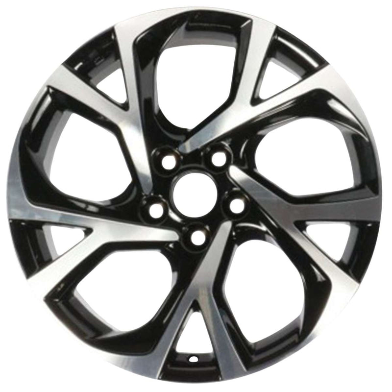 2020 toyota c hr wheel 18 machined gloss black aluminum 5 lug w75224mb 3