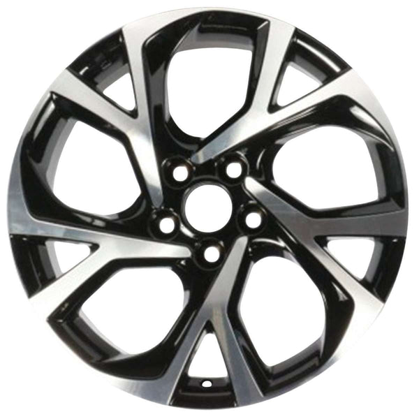 2020 toyota c hr wheel 18 machined black aluminum 5 lug rw75224mb 3