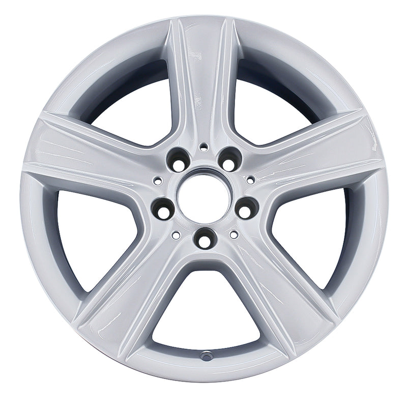 2010 mercedes c350 wheel 17 silver aluminum 5 lug rw85100s 1