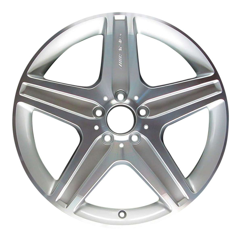 2010 mercedes glk250 wheel 19 machined silver aluminum 5 lug w85119ms 3