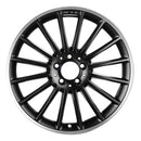 2012 mercedes c63 wheel 19 black with machined lip aluminum 5 lug w85167bml 2
