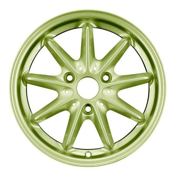 2014 smart car wheel 15 green aluminum 3 lug w85180gn 13